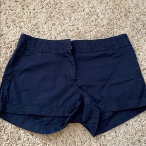 JCrew navy chino shorts